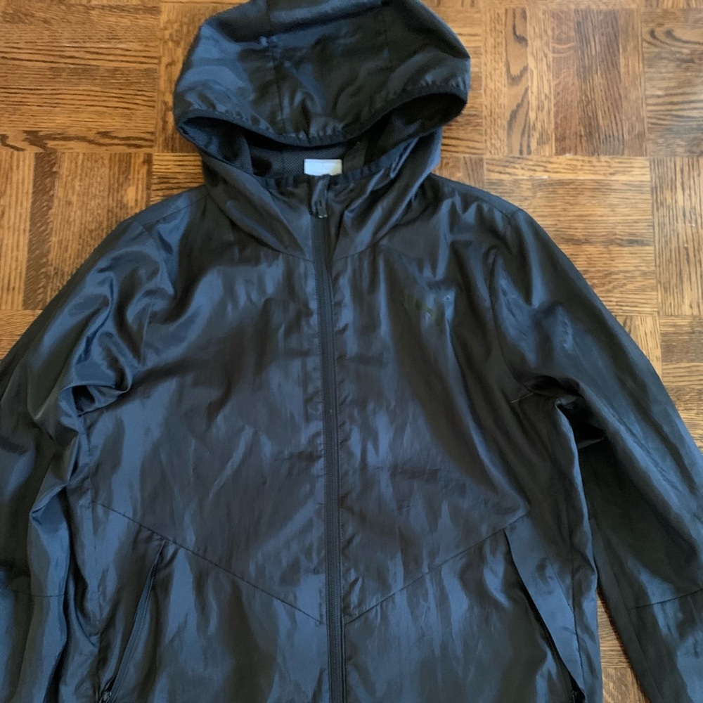 Puma black windbreaker jacket